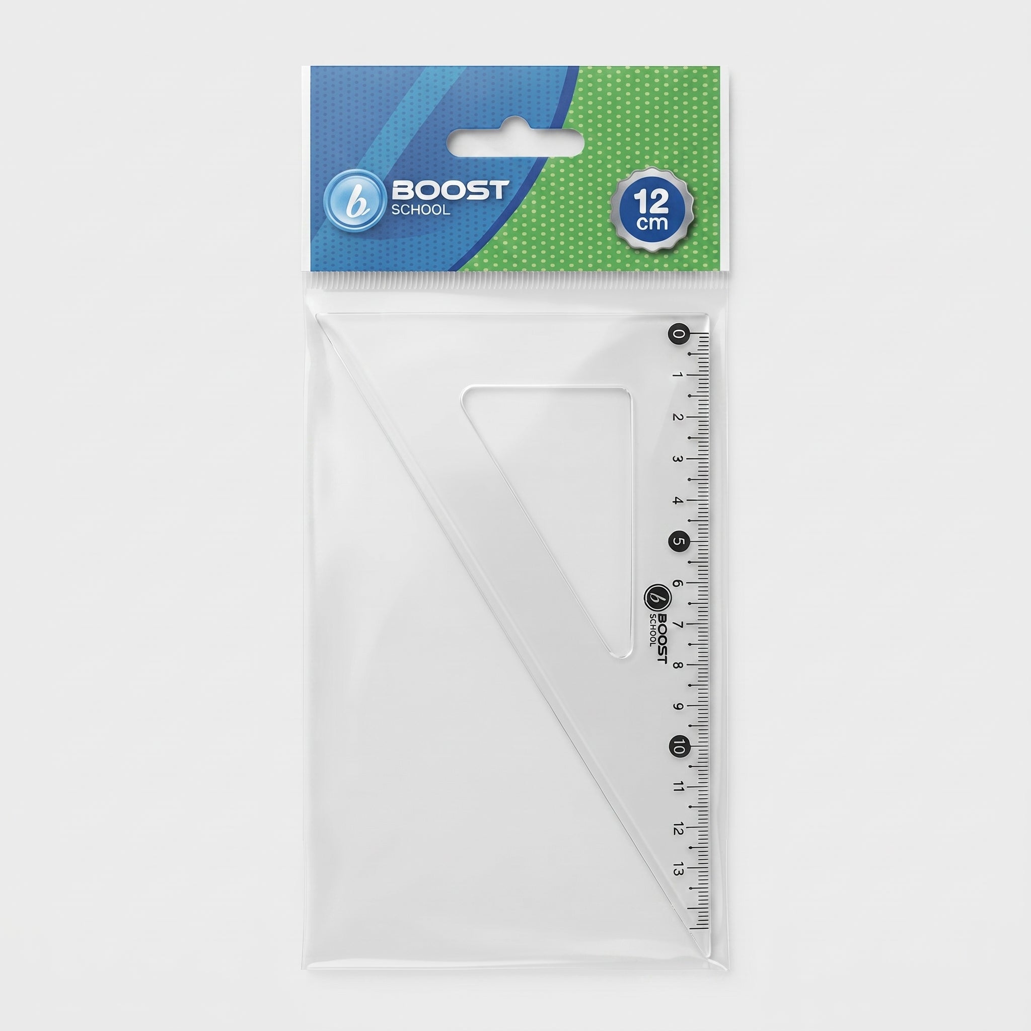 Équerre cristal Boost School 12cm Image principale du produit