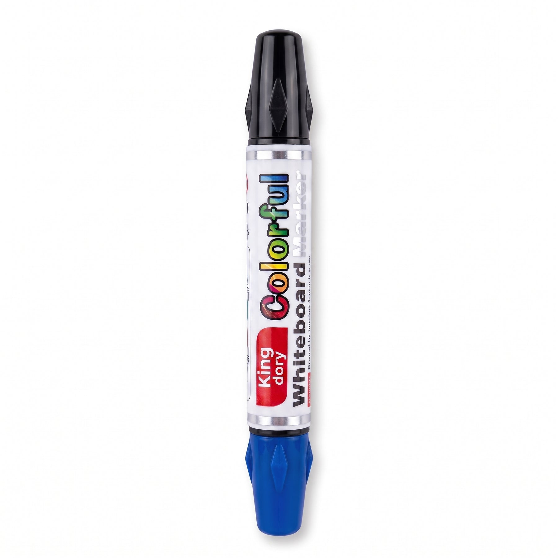 Marqueur tableau double pointe King Story - Bleu et Noir