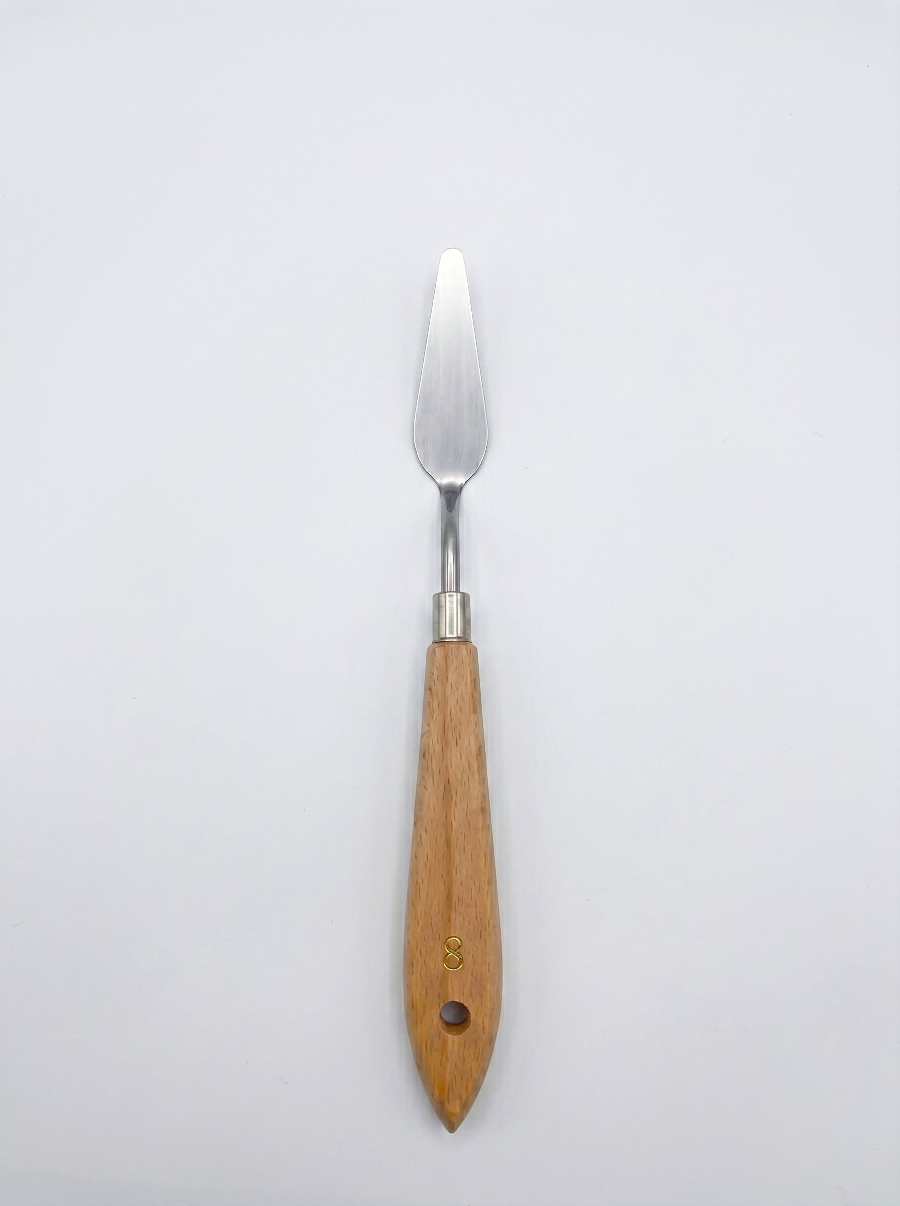 Couteau à palette métal et en bois TOPKALL – Outil de peinture artistique