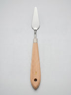 Couteau à palette métal et en bois professionnel pour peinture à l'huile