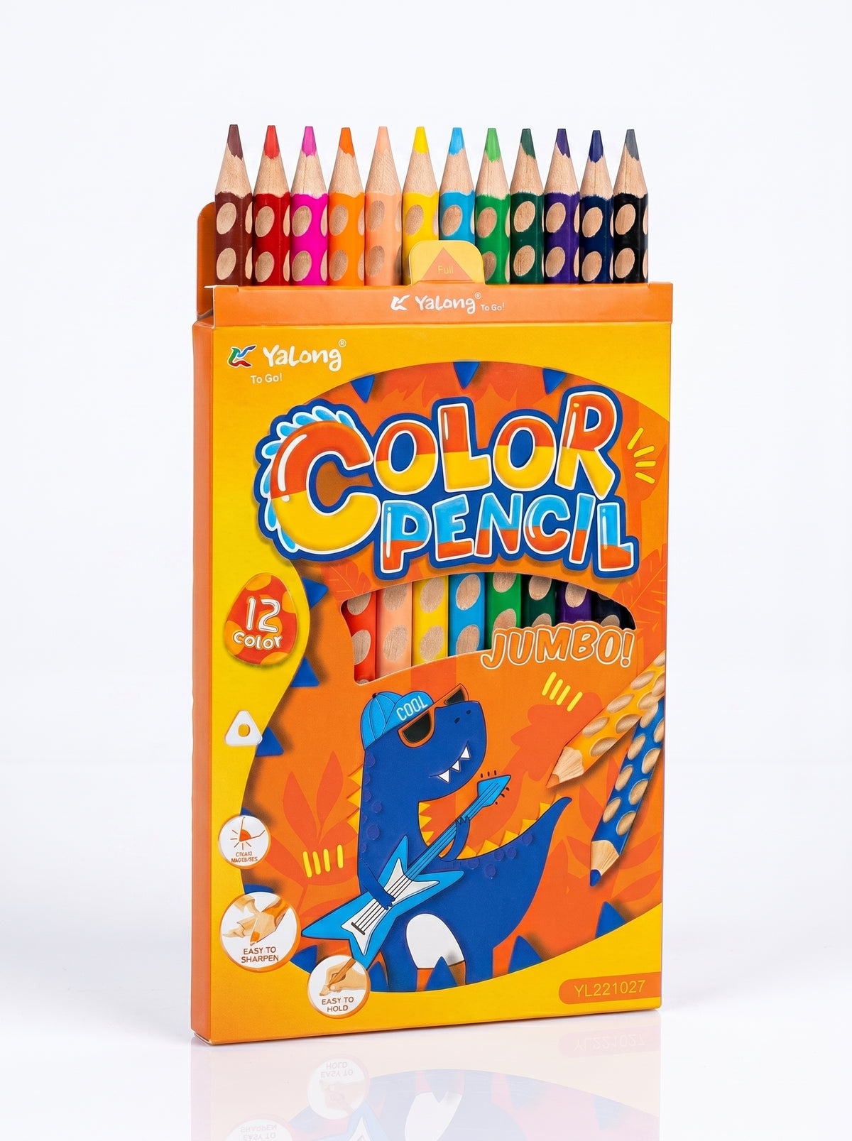 Yalong To Go - Boîte de Crayons de Couleur 12 Pièces | Dessin & Croquis Maroc