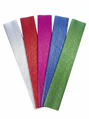Papier crépon métallisé Boost School 50cm x 2m - Effet brillant