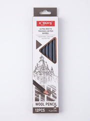 Crayon à papier noir HB Yalong - Paquet de 12 pour Rentrée Scolaire