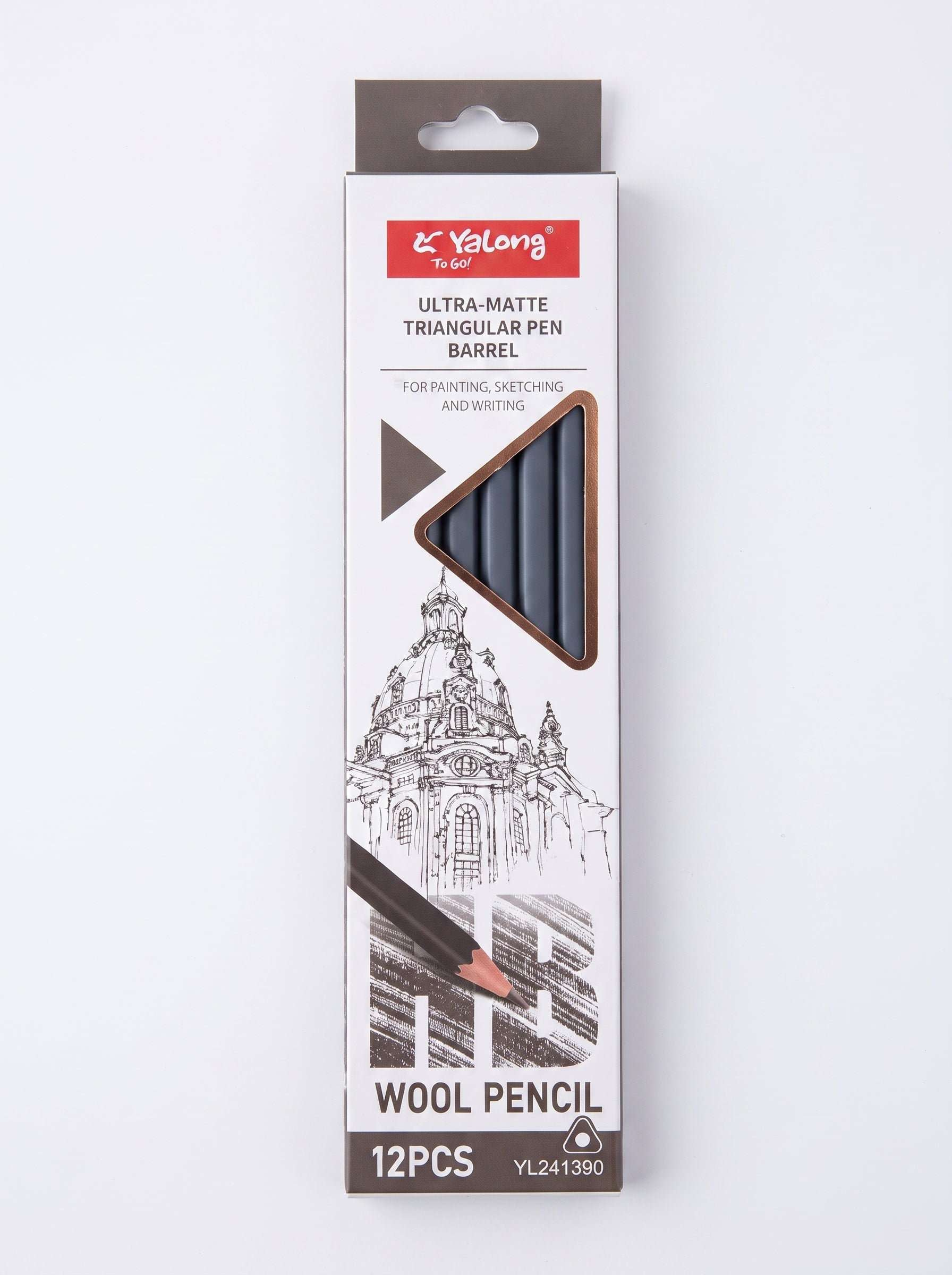 Crayon à papier noir HB Yalong - Paquet de 12 pour Rentrée Scolaire