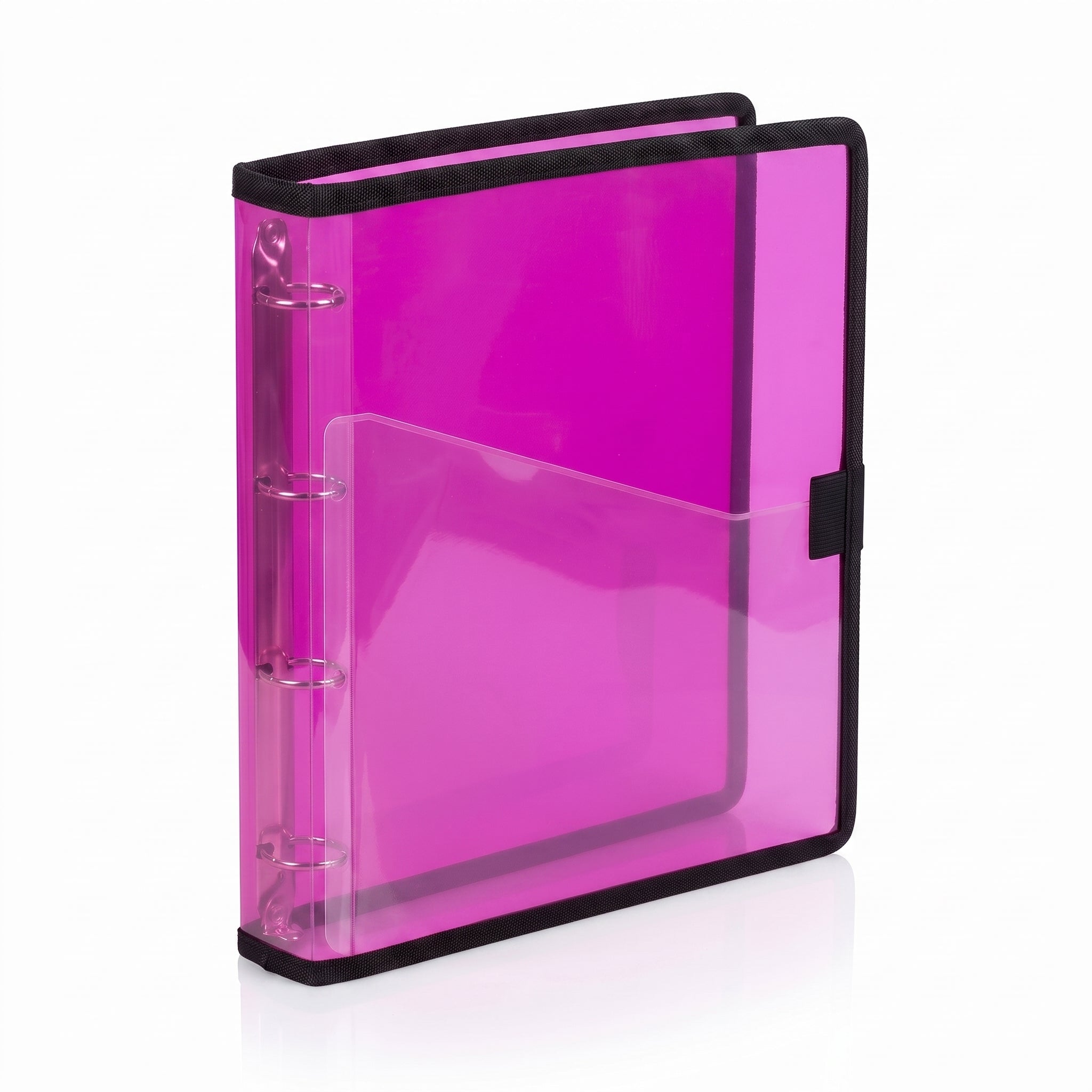 Classeur souple 4 anneaux Transparent -  Foldermate Image secondaire du produit