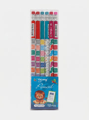 Crayon à papier noir HB Yalong - Paquet de 12