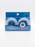 Pack de 2 Rubans Adhésifs Transparents – Haute Adhérence (12 mm x 20 Yards)