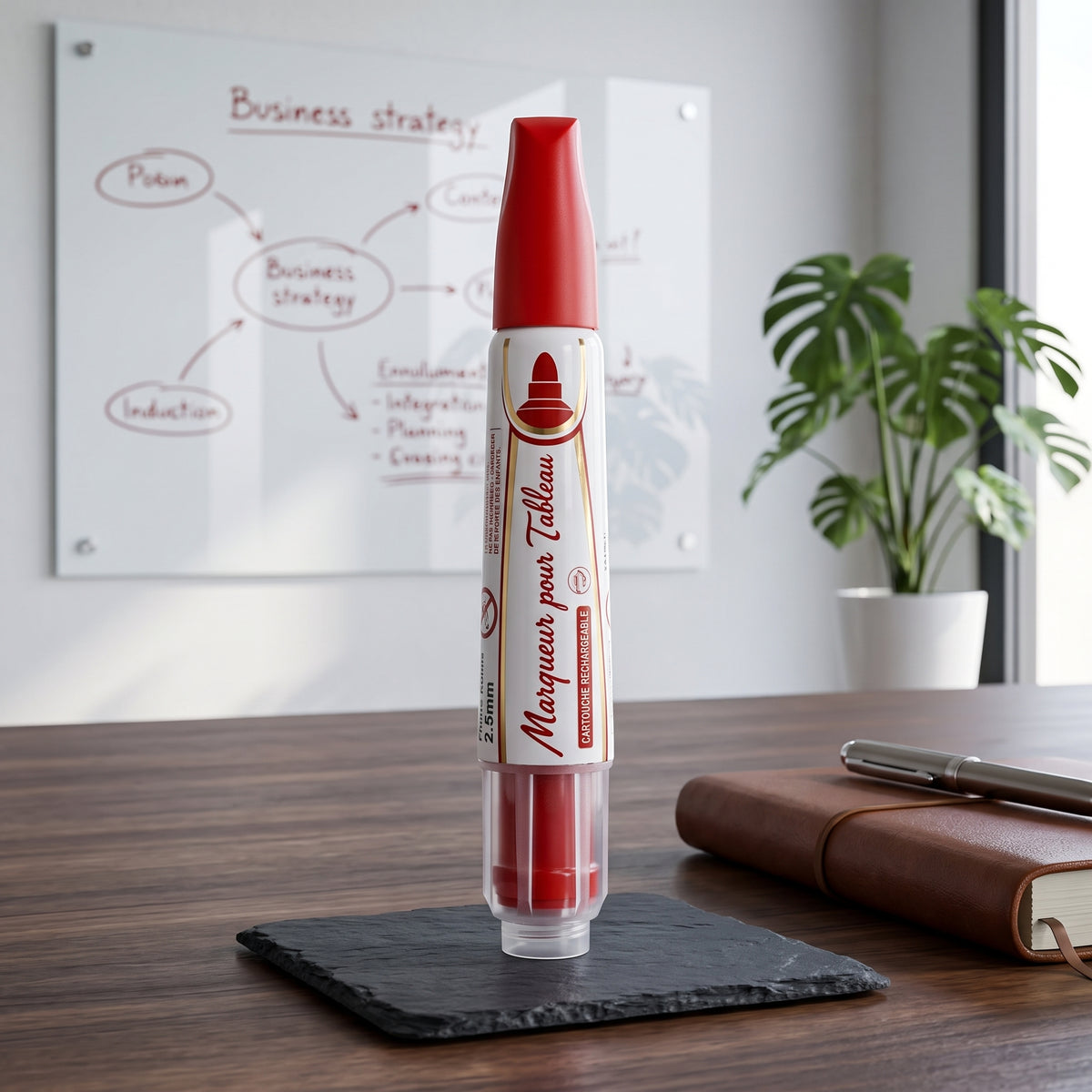 Marqueur tableau blanc rechargeable Memory