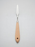 Couteau à palette métal et en bois professionnel pour peinture à l'huile