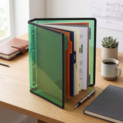 Classeur souple 4 anneaux Transparent -  Foldermate