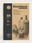Bloc de dessin Sketchbook A3 spirale 160g Keep Smiling | 30 feuilles