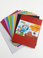 Papier mousse A4 pailleté classique Express Junior - Feuille mousse EVA