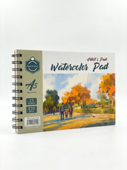 Bloc papier aquarelle spirale A4 & A5 (230g) - Carnet de dessin 15 feuilles