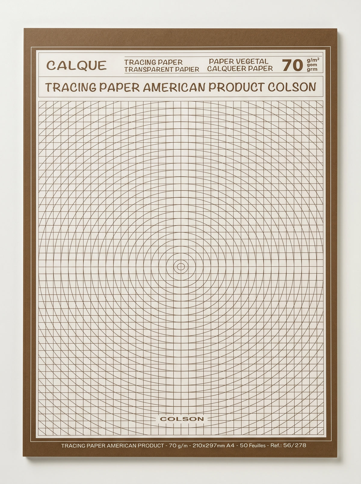 Papier calque A4 Colson 70g 50 feuilles - Idéal dessin technique et architecture