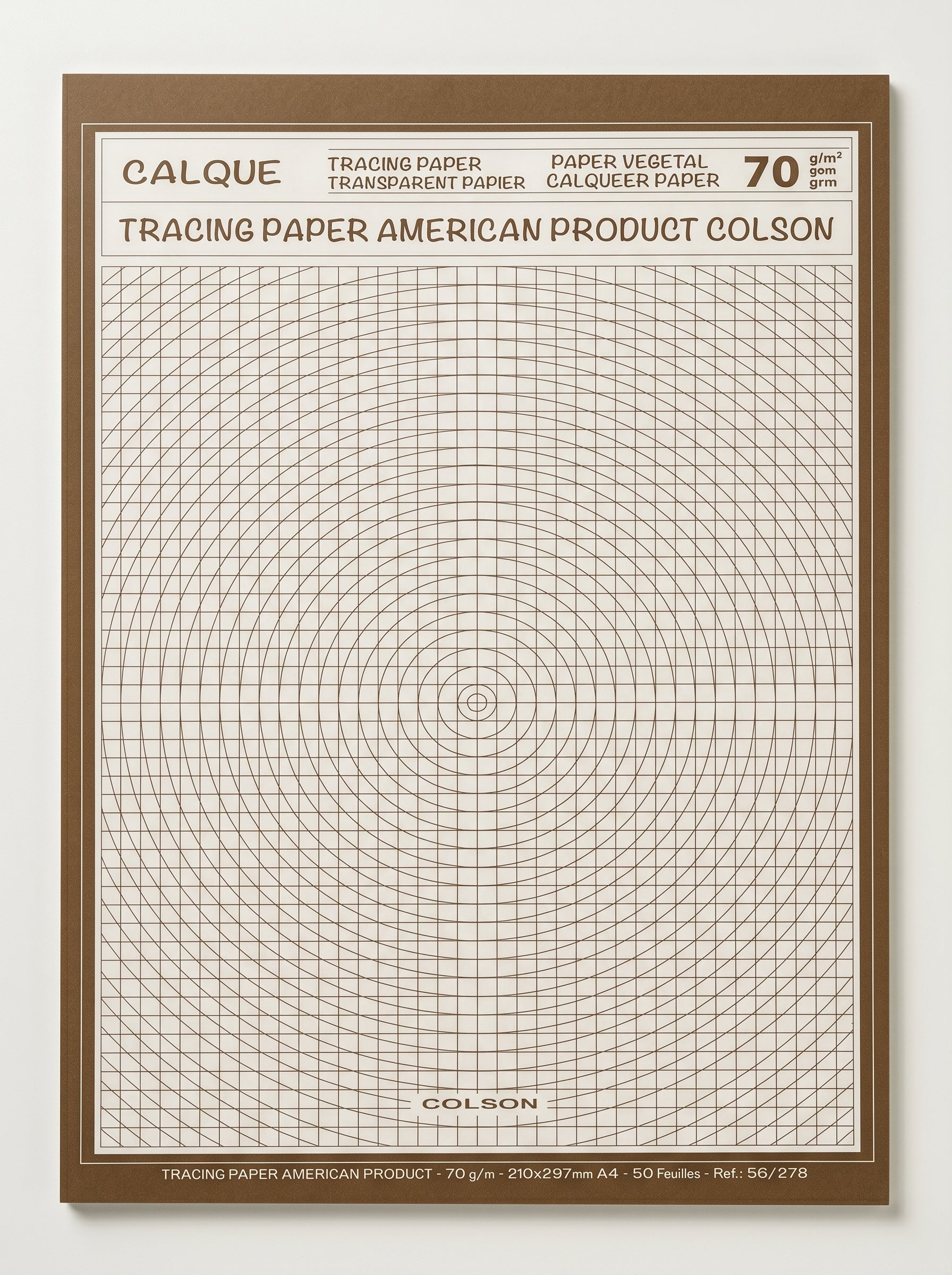 Papier calque A4 Colson 70g 50 feuilles - Idéal dessin technique et architecture