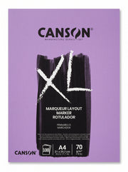 Carnet papier layout-markeur Canson XL 70g (A4 / A3) - 100 feuilles