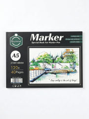 Carnet peinture A4 / A5 Keep Smiling (120g/m²)