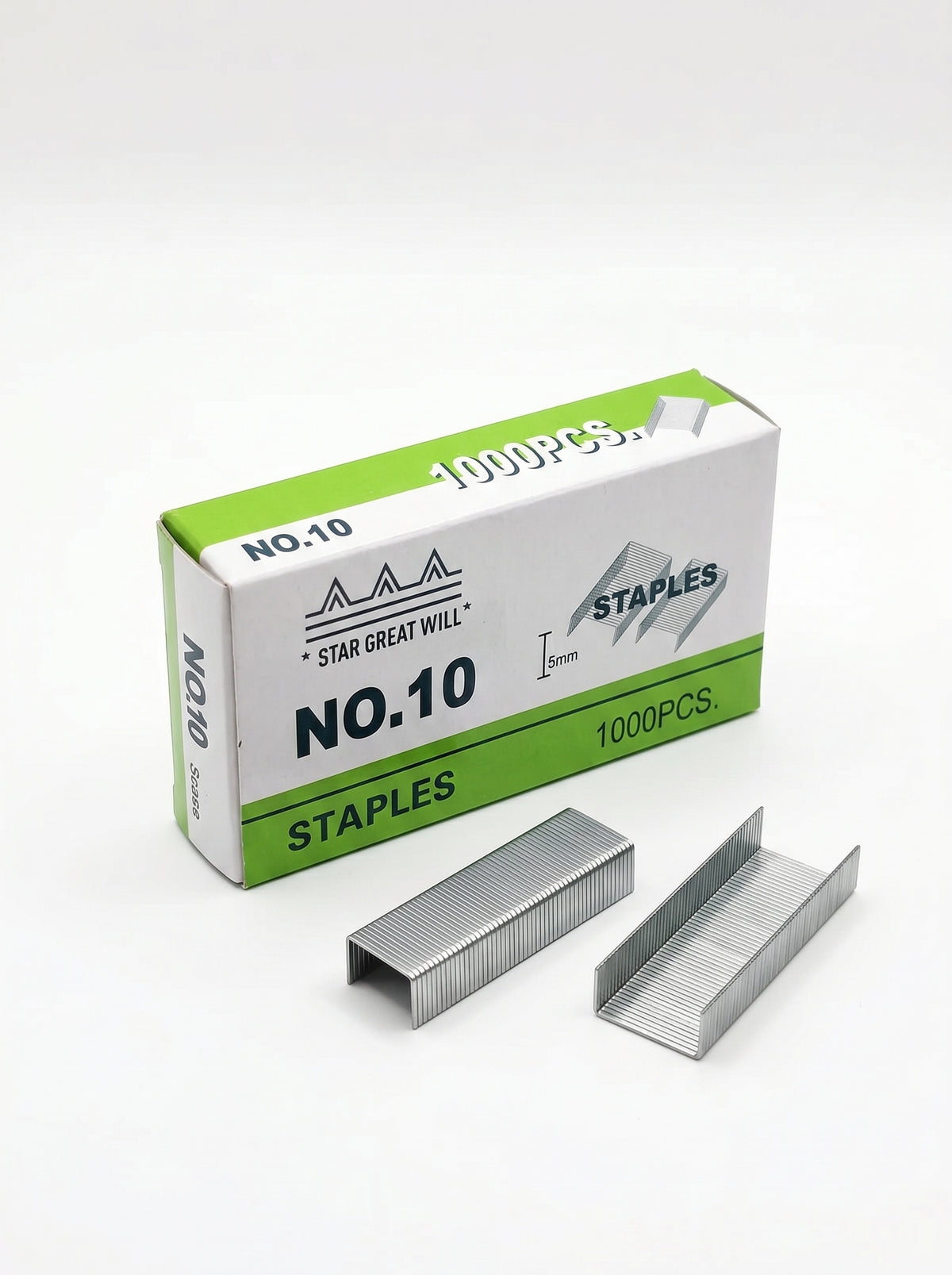 Boîte de 1000 agrafes staples no:10 -1000pcs /347a- star great whll
