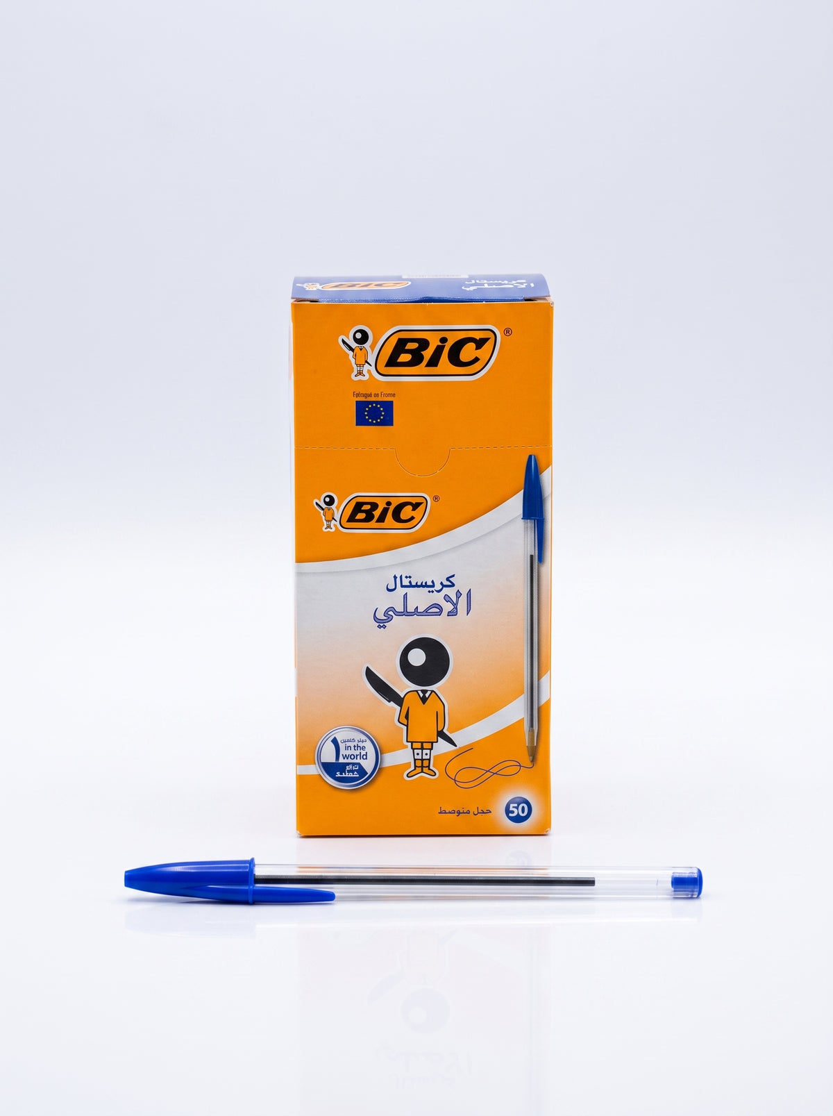 Boîte de 50 Stylos à Bille BIC Cristal Original - Fournitures
