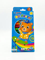 Crayons pastels à l’huile 12 pièces Yalong – Couleurs Vives et Onctueuses