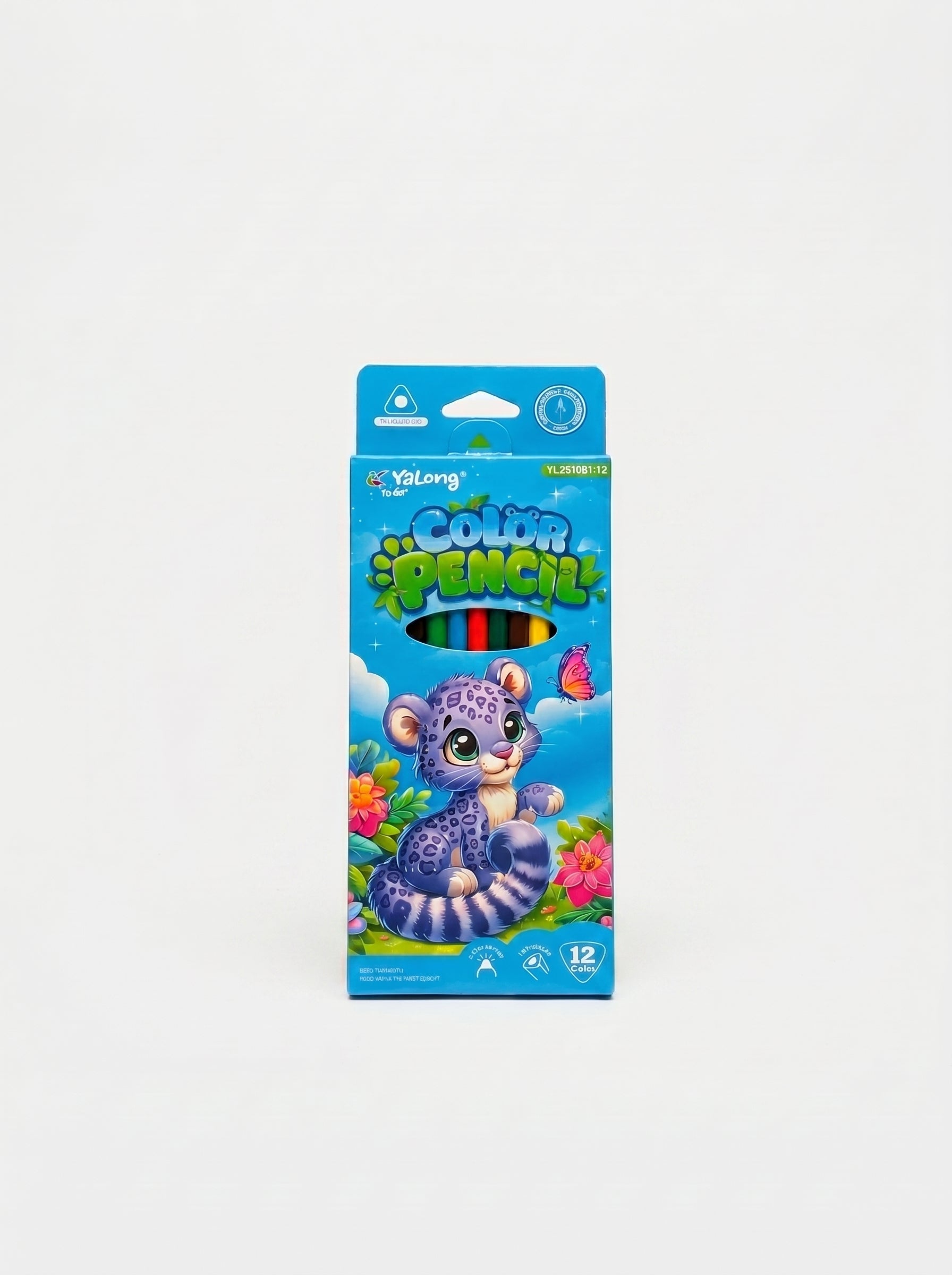 Crayons de Couleur Yalong To Go – Set de 12 Pièces | Fournitures Scolaires