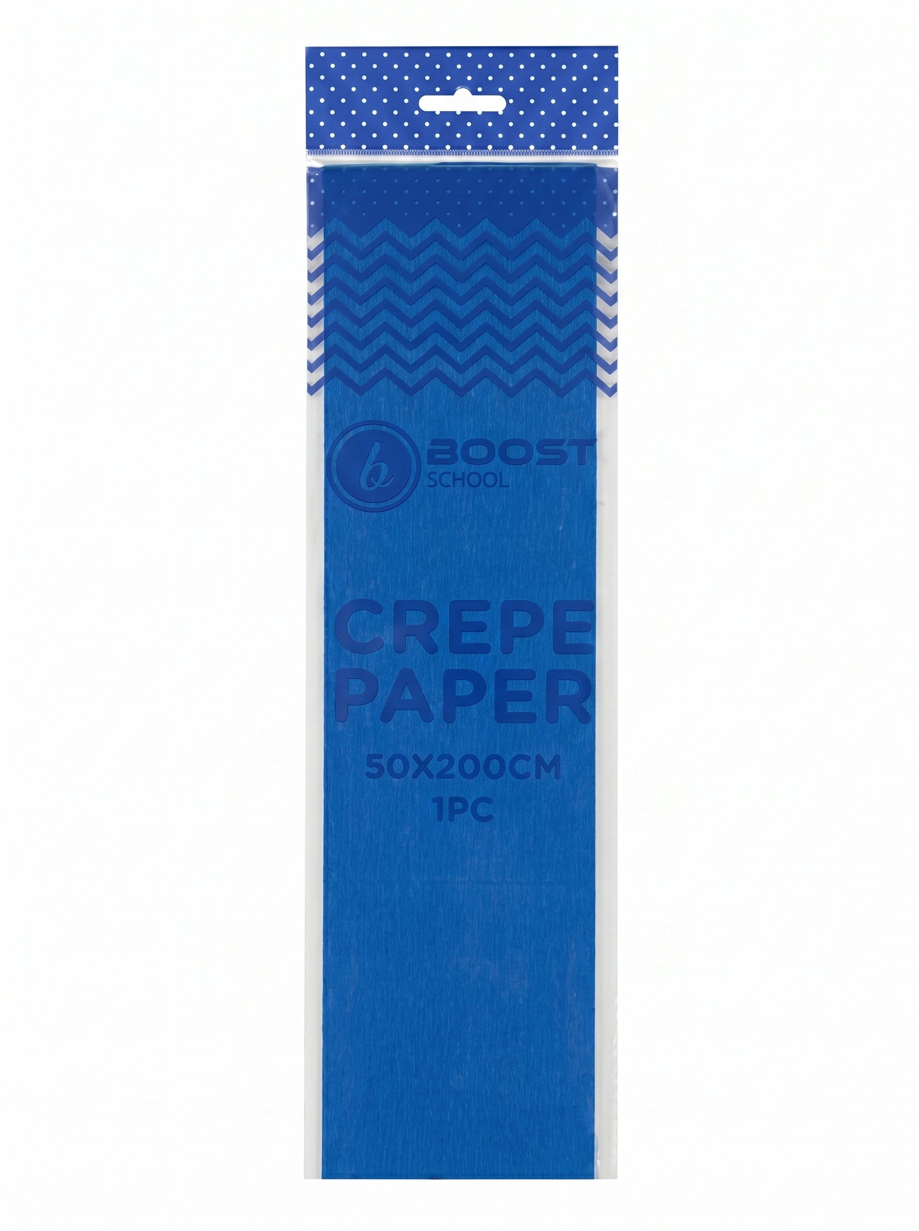 Papier crépon métallisé Boost School 50cm x 2m - Effet brillant