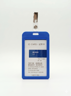 Badge id card + porte badge 54X85mm
