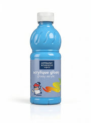 Peinture Gouache Liquide Acrylique Glossy 500ml Lefranc Bourgeois - Beaux-Arts