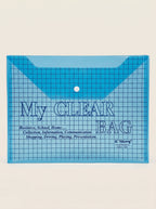 Enveloppe Plastique à Bouton Pression - Chemise Porte-Document pour Bureau et École