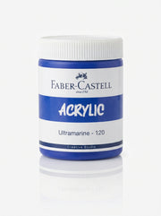 Peinture acrylique Faber-Castell 140ml - Couleurs vives et opaques