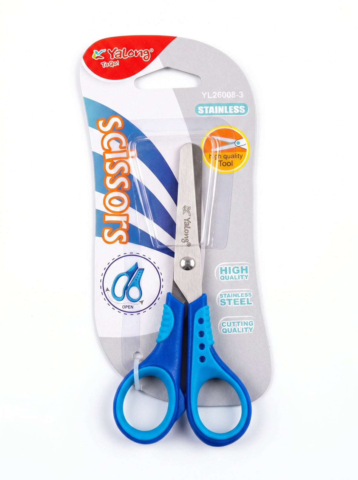 Ciseaux scolaires inox – Yalong To Go – Précision et Durabilité