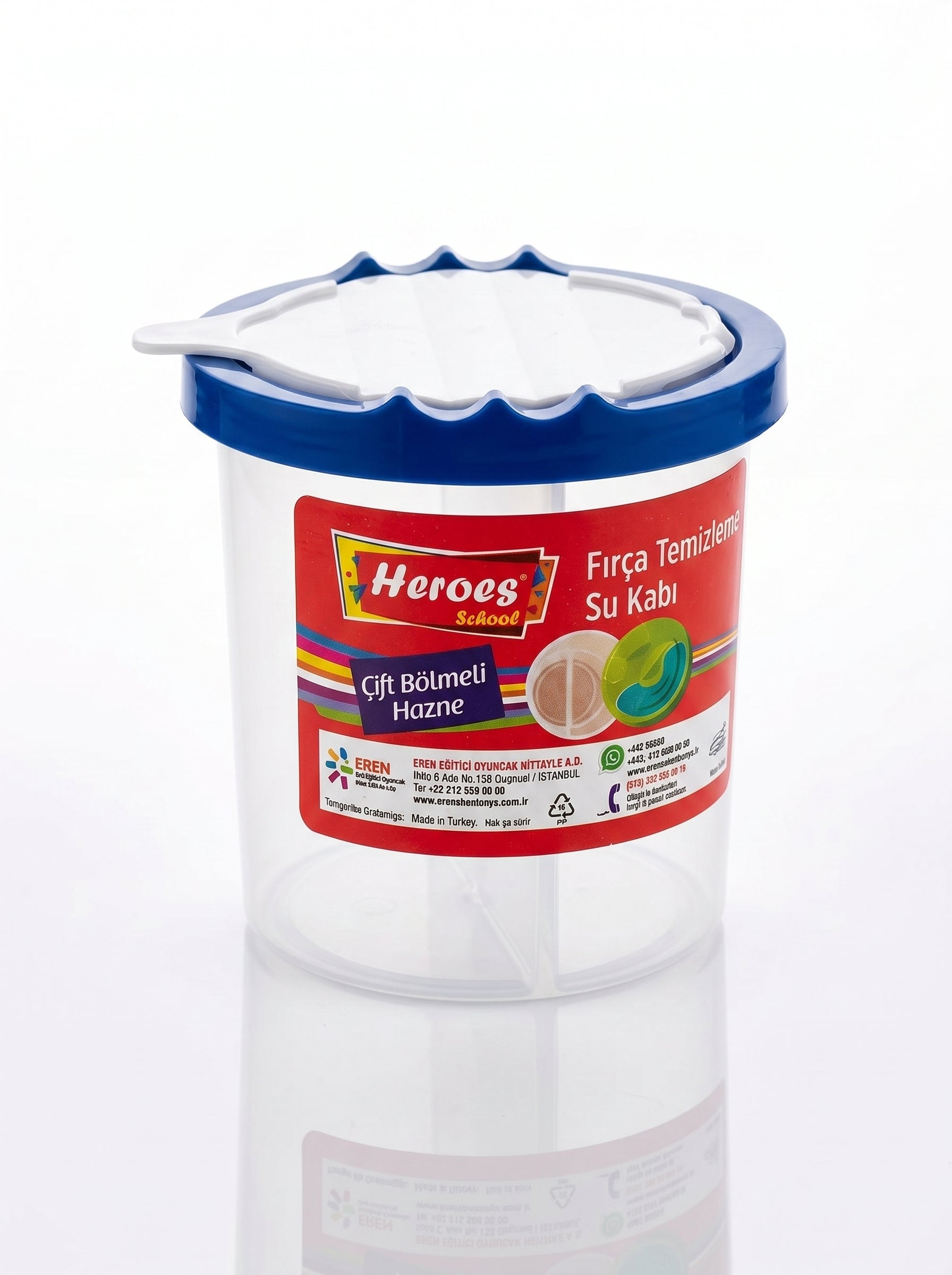 Lave-Pinceaux Pratique pour Fournitures Scolaires et Art