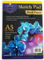 Bloc papier noir A5 Keep Smiling 150g 20f