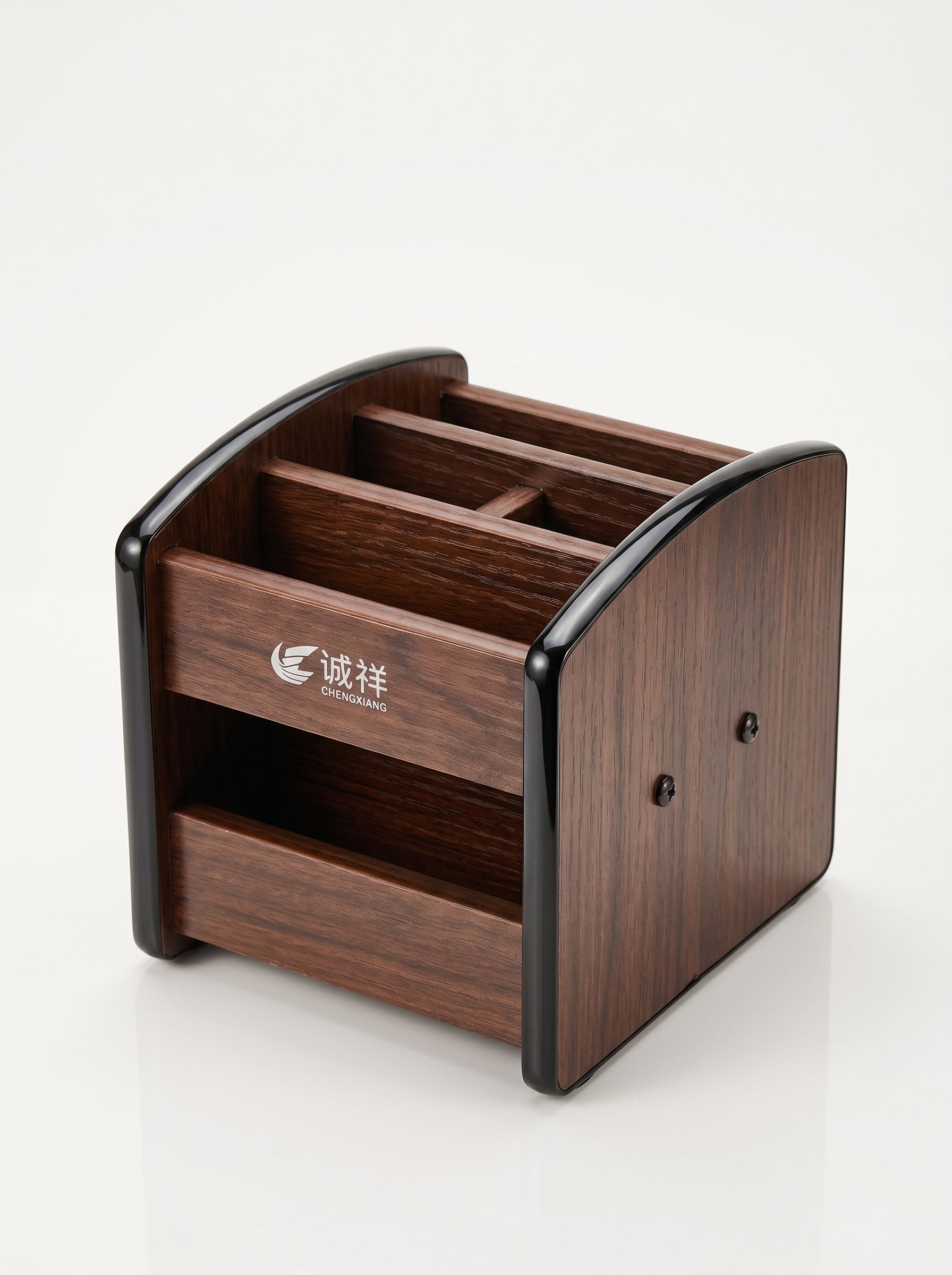 Boite de Rangement en Bois Premium – Organisateur de Bureau Maroc