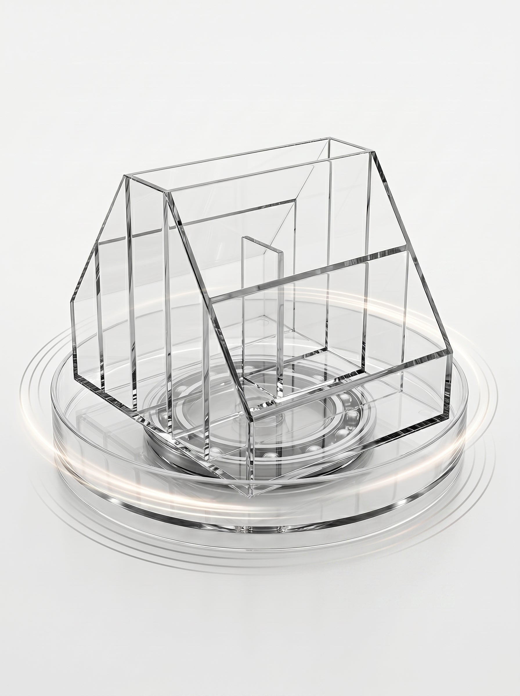 Boîte de rangement transparente Tournant Image principale du produit