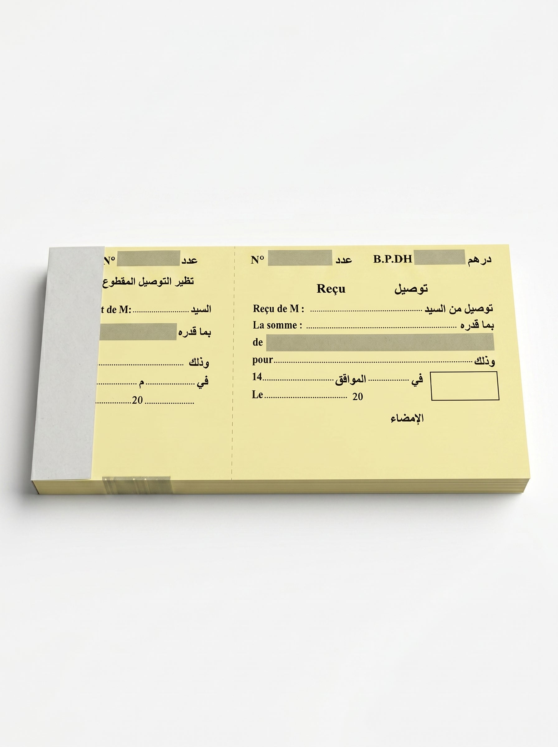 توصيل * reçu 80F - Carnet de Livraison Professionnel Image principale du produit