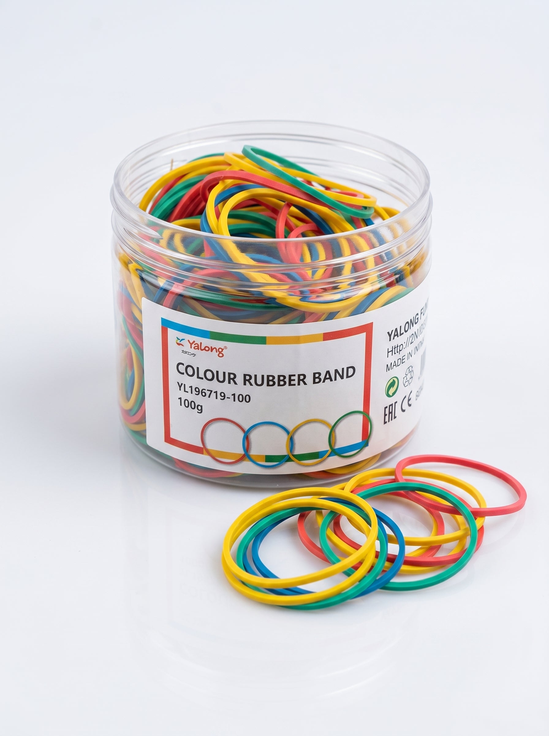 Bracelets Élastiques en Couleur 100g | Élastiques en Caoutchouc Robustes