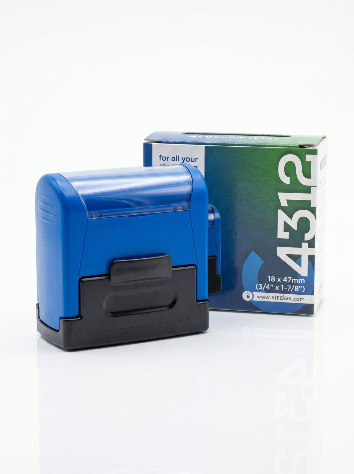 Cacher Print / 18*47mm - Tampon Encreur Automatique Pro