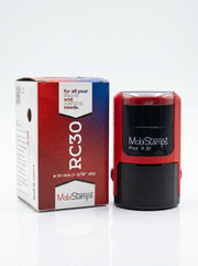 Cacher Print RC 30 - Tampon Rond 30mm Mobi Stamps