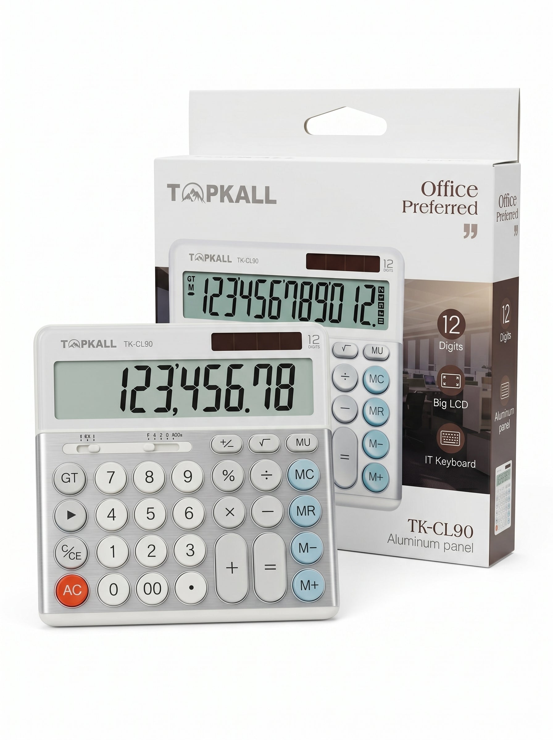 Calculatrice Electronique  TOPKALL Grand Écran - Spécial Bureau Image principale du produit