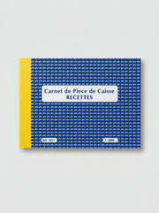 Carnet de pieces de caisse / recettes - tvp pour Comptabilité