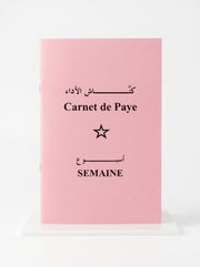 Carnet de paye / semaine / TVP pour Gestion Salariés Maroc