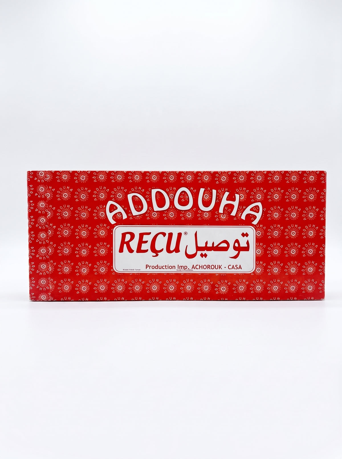 Carnet de Reçu reçu - addouha autocopiant - Format Pratique