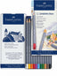Crayons aquarellables Faber-Castell 12 pièces - Qualité supérieure d'artiste