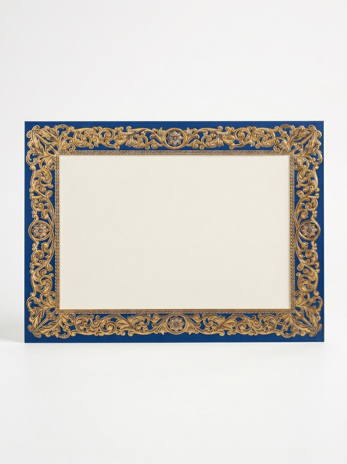 Certificat en papier Doré Premium