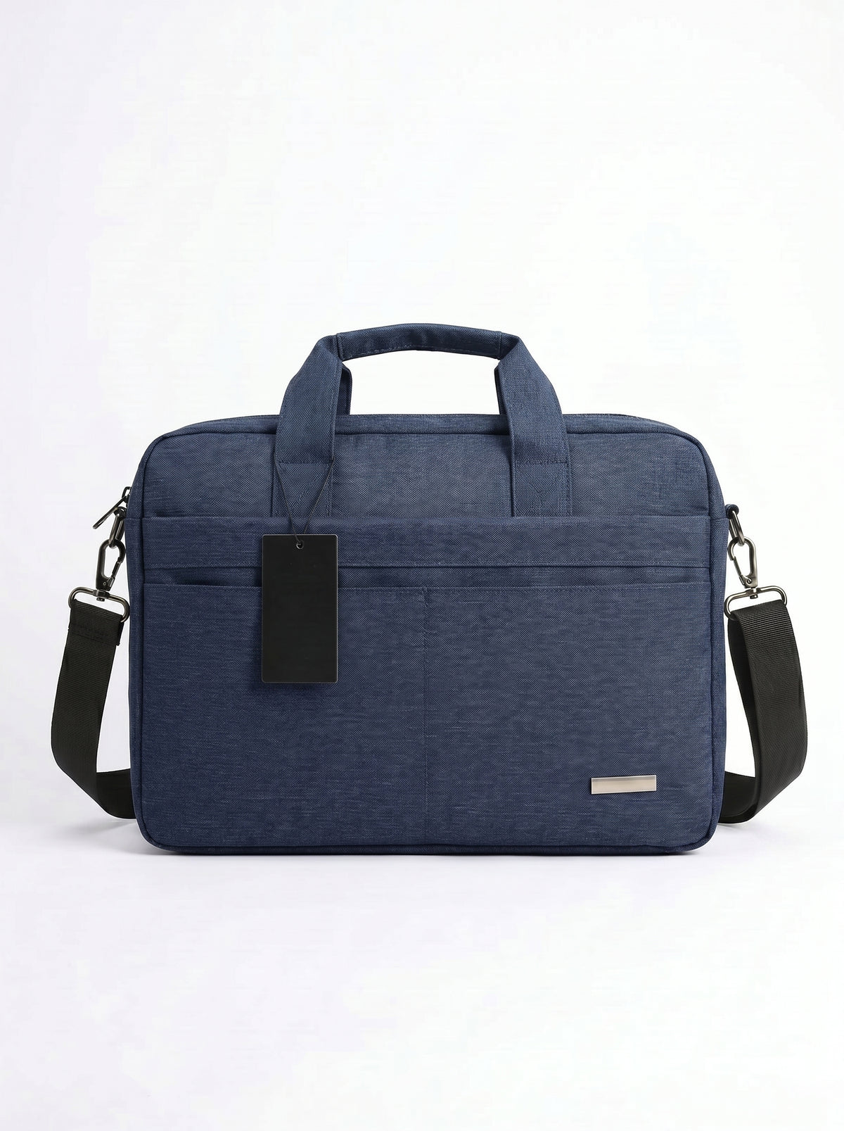 Cartable Porte PC Premium – 2 Poches de Rangement En Gris Et Bleu Marine Yalong To Go