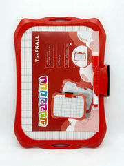 Ardoise Blanche Effaçable avec Feutre et Brosse – Kit Scolaire Complet