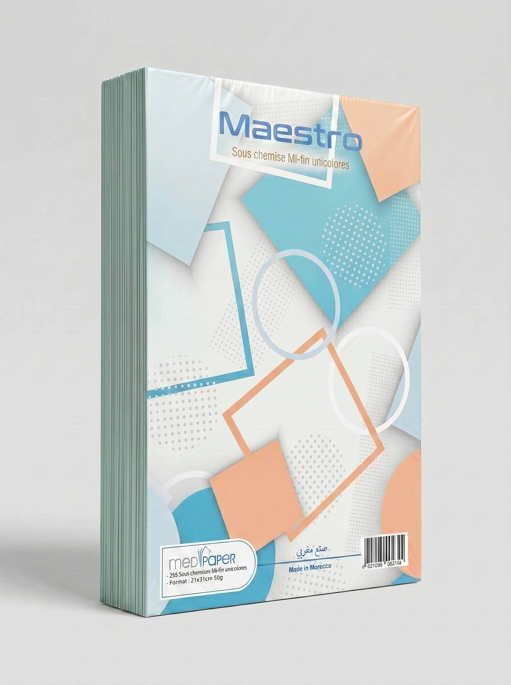 Chemises Bulle Double 250CH 21*31 /50G - Med Paper | Fournitures de Bureau