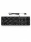 Clavier multimédia Jeqang vu de dessus, idéal comme clavier PC bureautique.