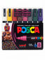 Set de 8 marqueurs Posca Dark Colors - Feutres peinture teintes sombres